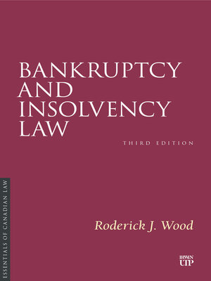 cover image of Bankruptcy and Insolvency Law